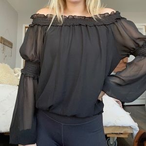 off the shoulder top